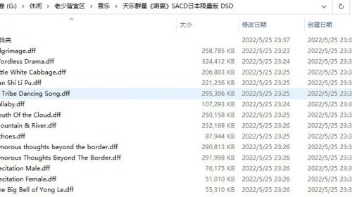 【音乐】天乐群星《响宴》SACD日本限量版 DSD